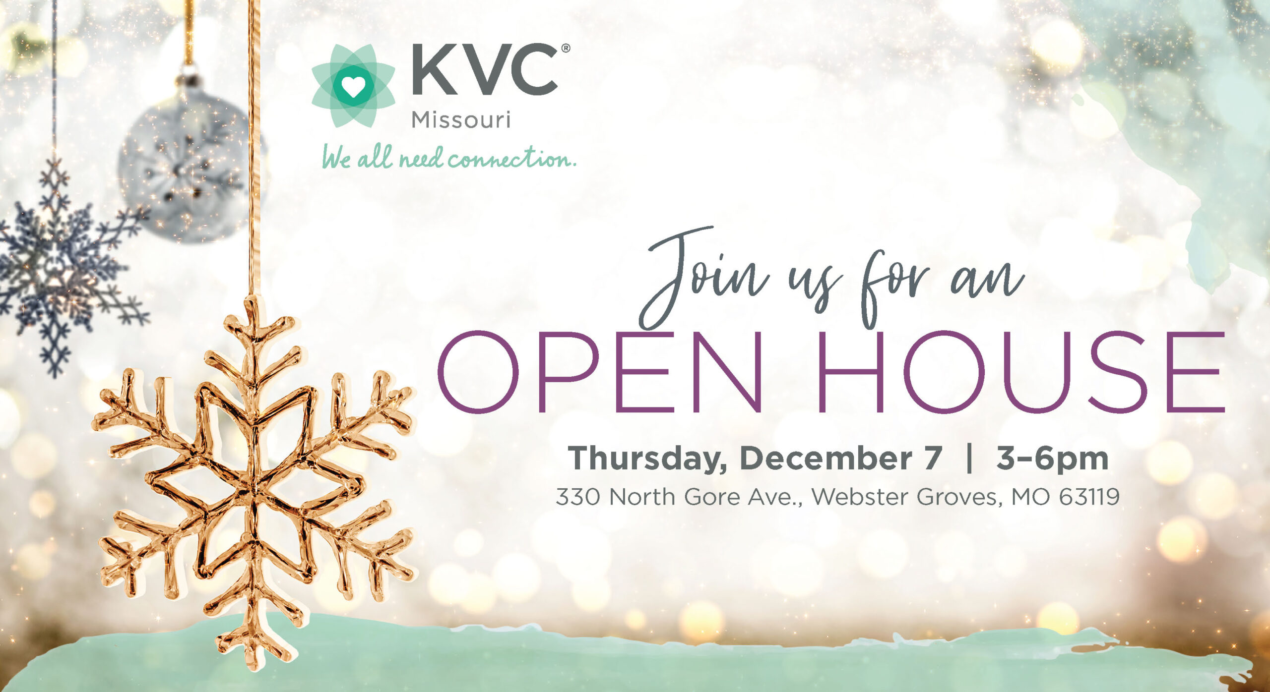 KVC Missouri open house on the Webster Groves campus in St. Louis - Dec. 7, 2023