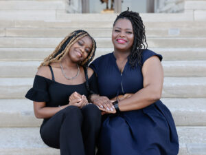 Staycee and her daughter.