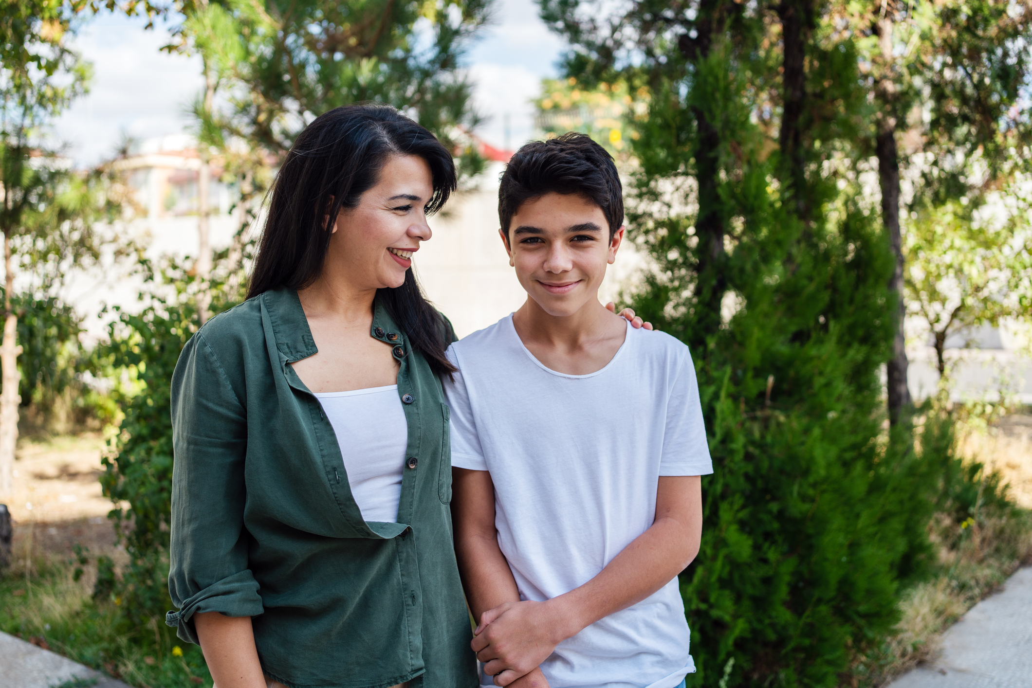 Emergency foster parent and teen