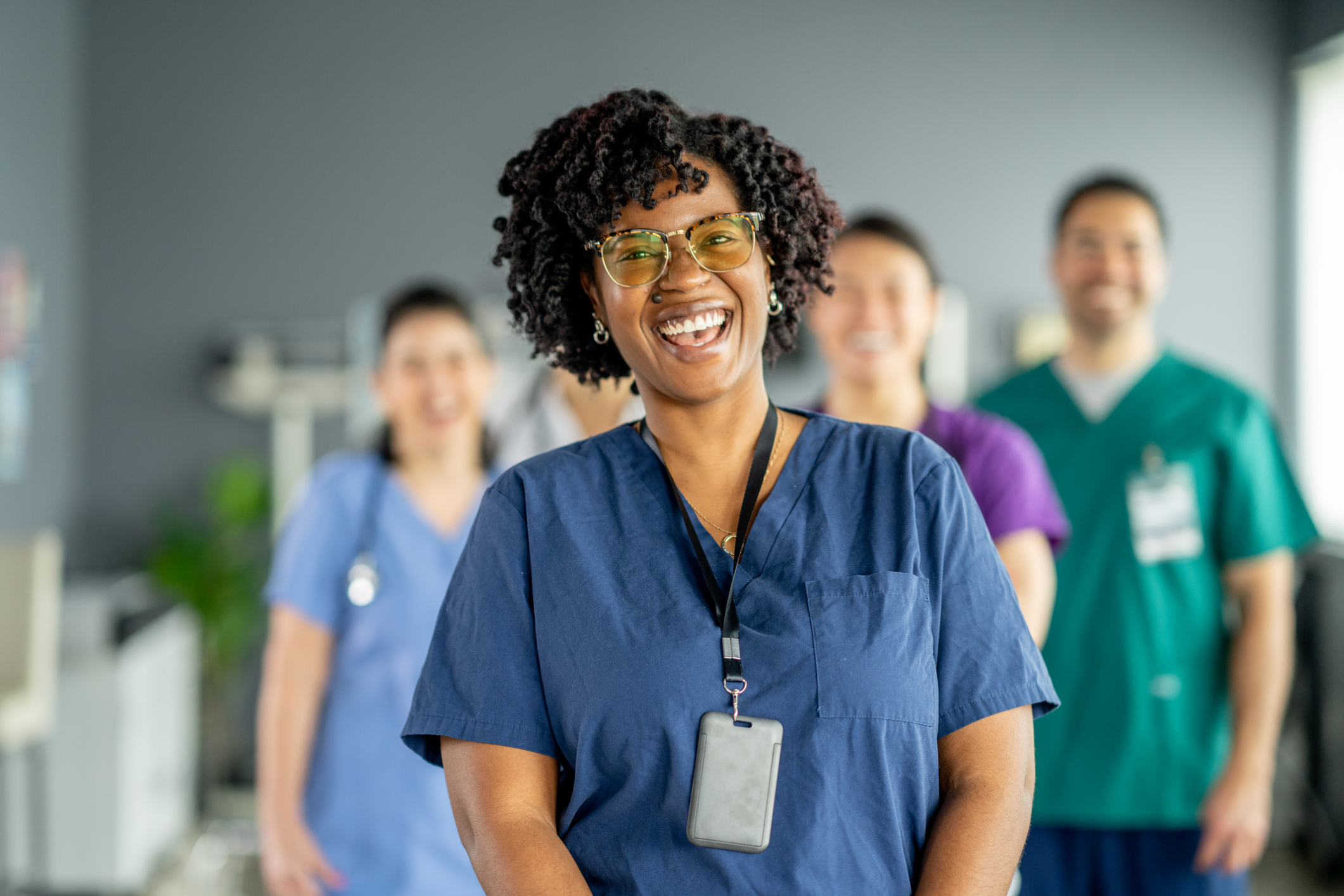 Missouri nursing team smiling 