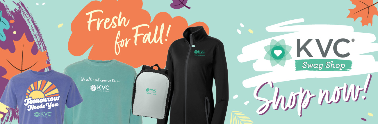 Shop Now at the KVC Swag Shop!