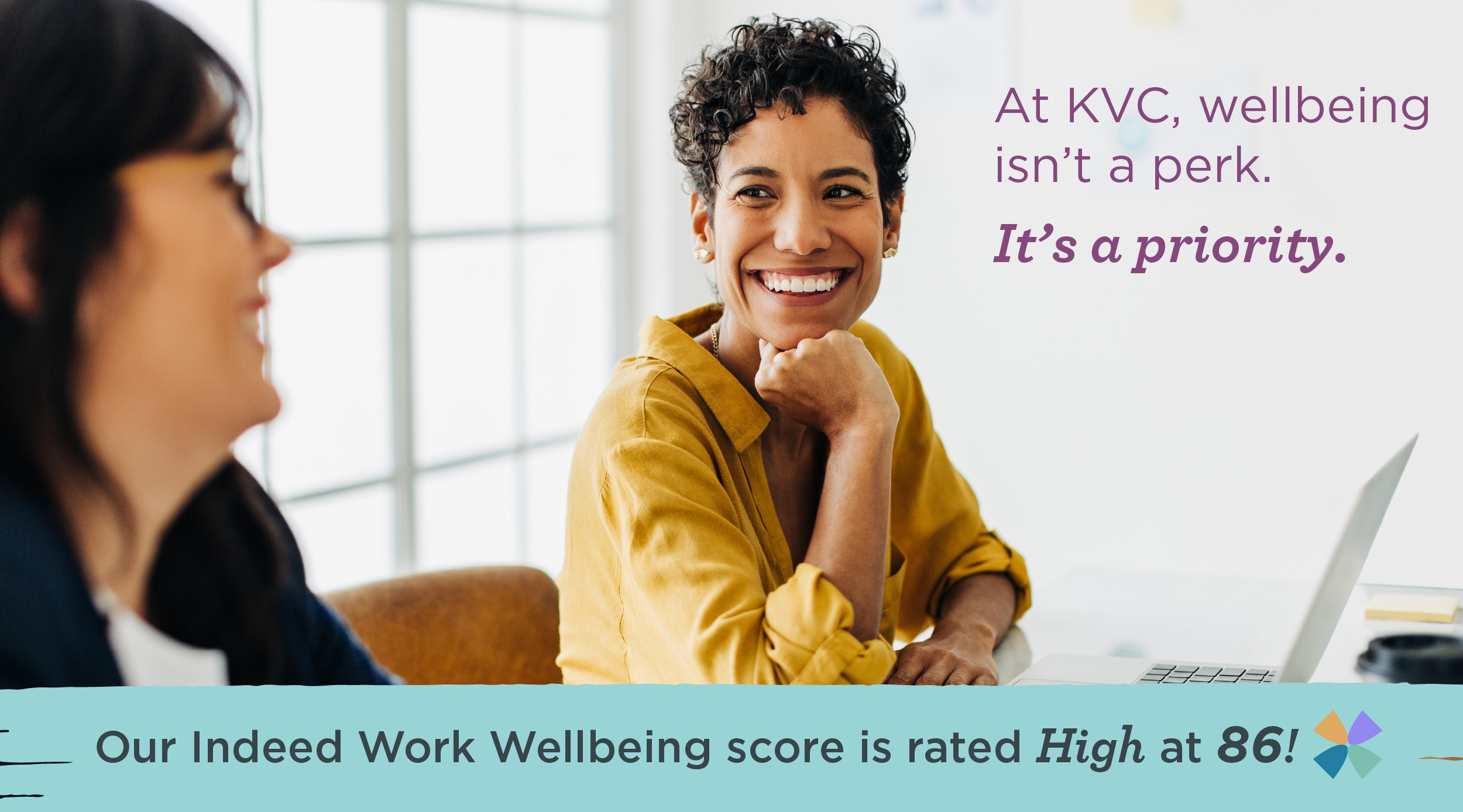 At KVC, wellbeing isn't a perk. It's a priority.